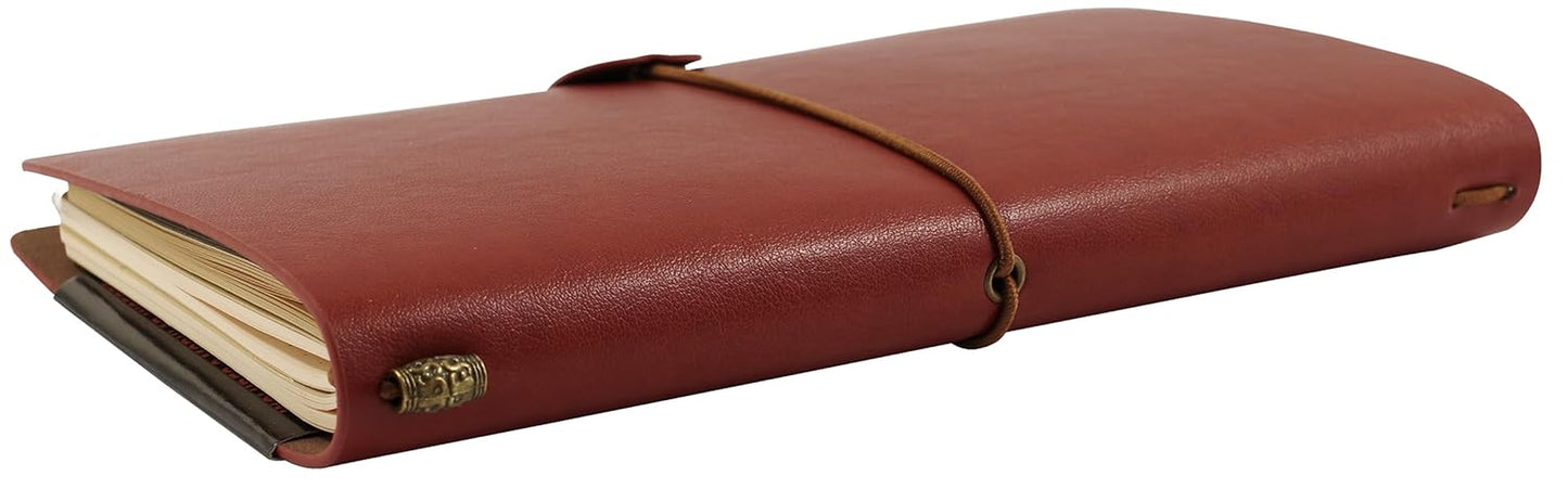 Voyager Refillable Notebook - Burgundy (Traveler'S Journal, Planner, Notebook)