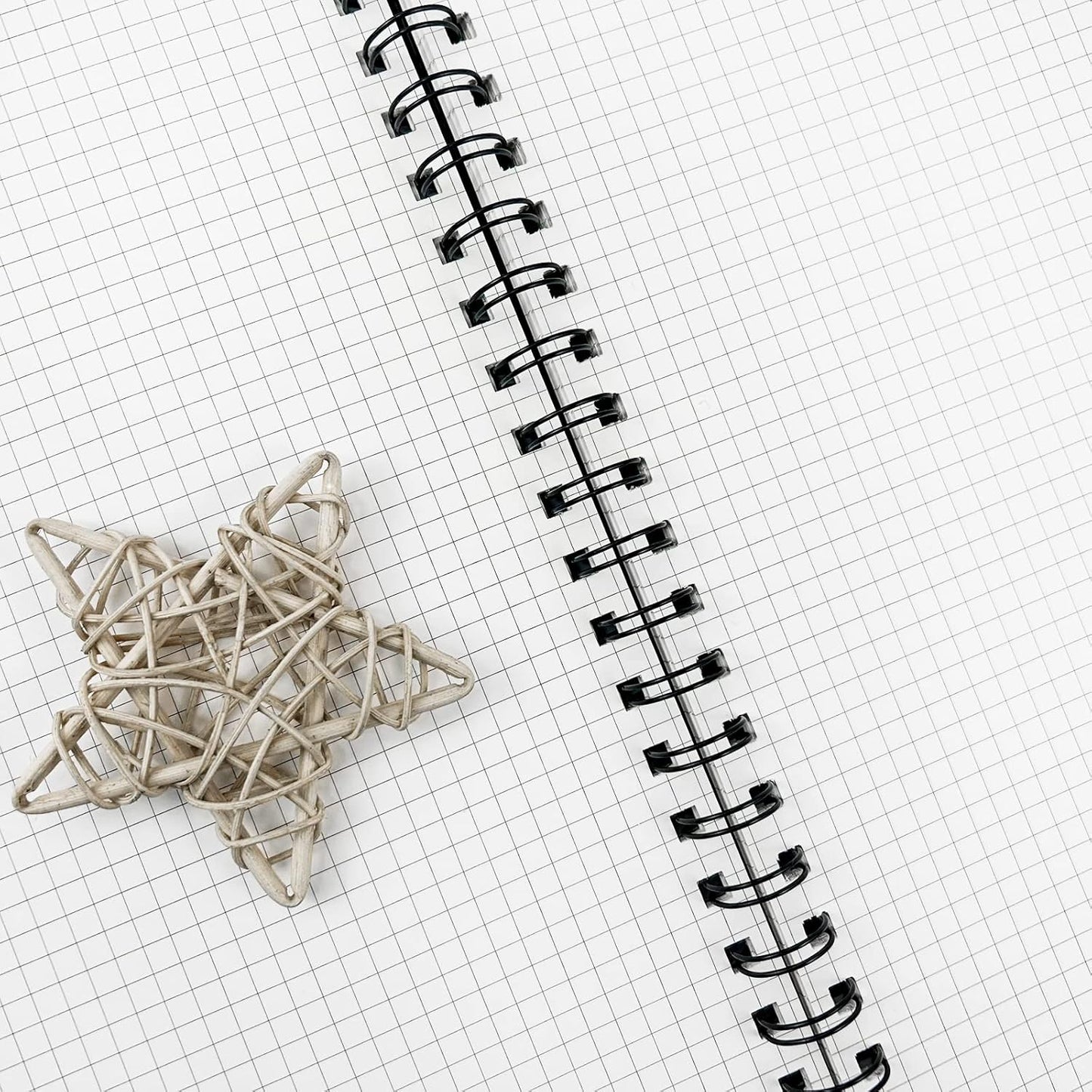 Graph Paper Notebook Spiral Notebook 8.5" X 11"-4 Pack Grid Paper Notebook Graph Notebook Engineering Notebook 120 Pages 100 GSM Thick Graphing Paper Notebook Hardcover Journal for School,