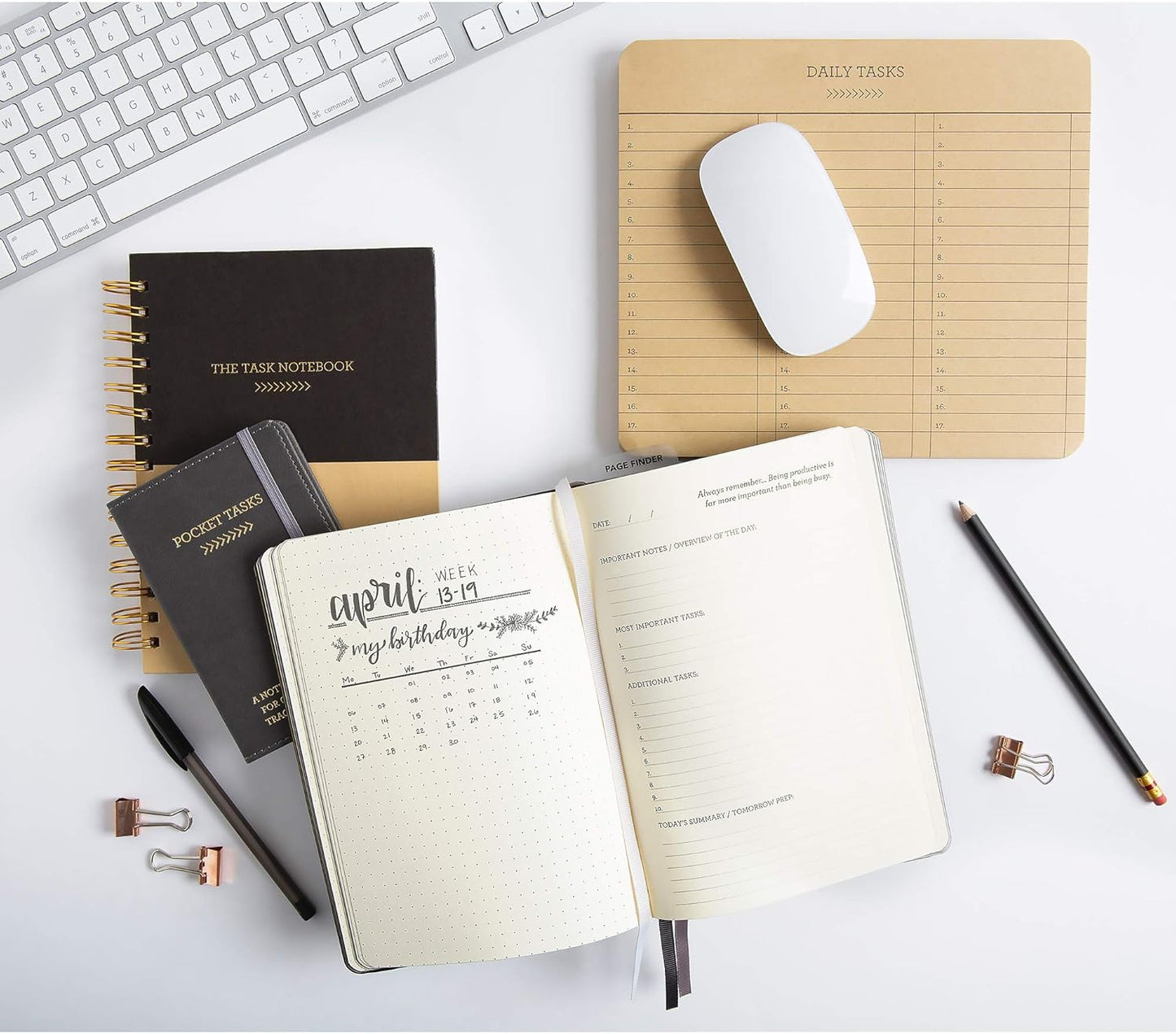 MJ174-22696 Medium Bound Guided and Dot Grid Journal, 240Pgs, 6'' W X 8.5'' H
