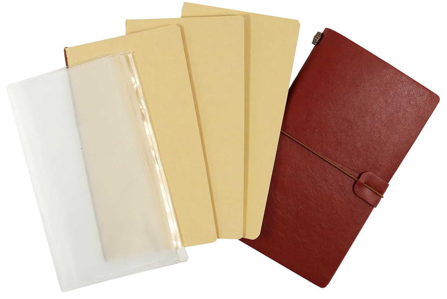 Voyager Refillable Notebook - Burgundy (Traveler'S Journal, Planner, Notebook)