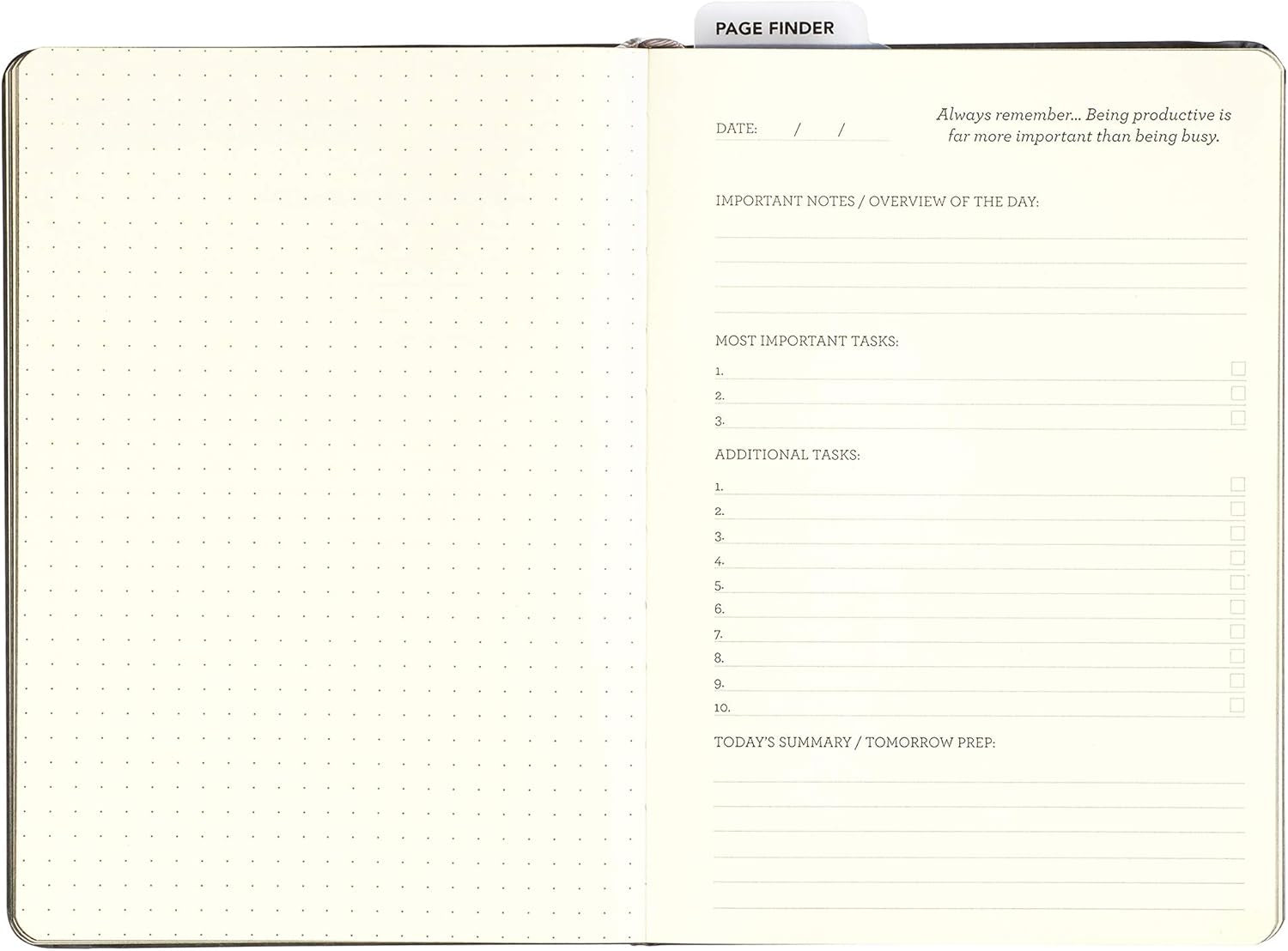 MJ174-22696 Medium Bound Guided and Dot Grid Journal, 240Pgs, 6'' W X 8.5'' H