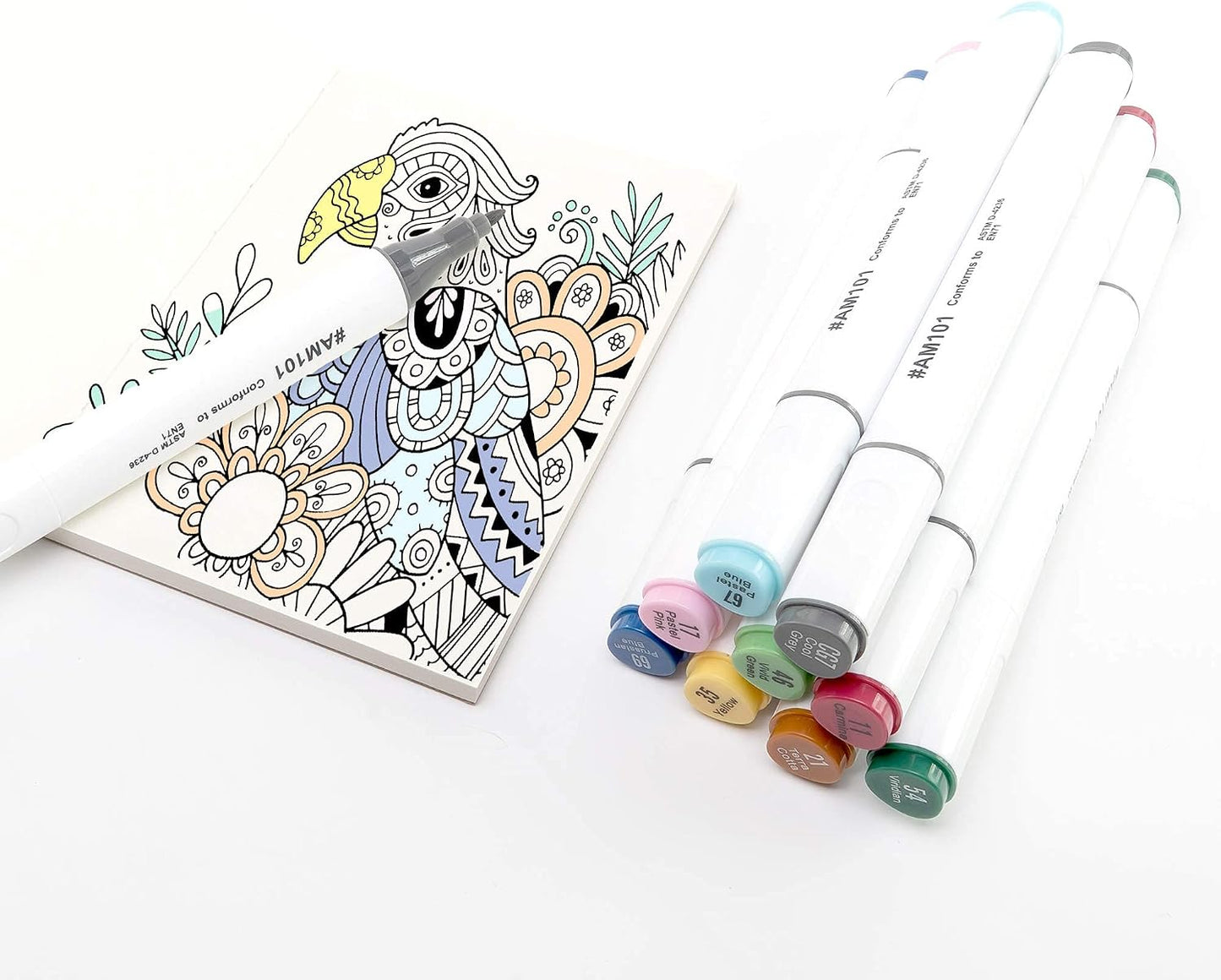Layflat Sketchbook - 3.75 X 5.3 Inches - Celtic Blank Note Book, 64 Sheets, Thick 100Gsm Paper, for Drawing, Sketching, and Journaling, 32 Blank and 32 Gridded