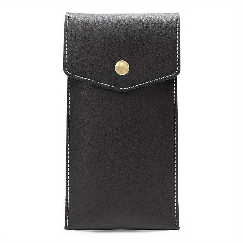 PU Leather Pen Bag Business Office Pen Signature Pen Storage Bag Portable Leak-Proof Ink Ball Pen Pen Holder Stationery Bag