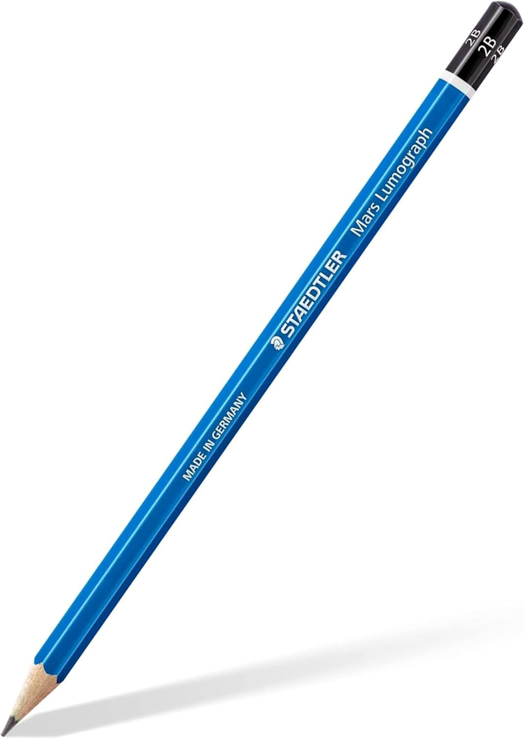 Mars Lumograph 2B Graphite Art Drawing Pencil, 6 Pencils