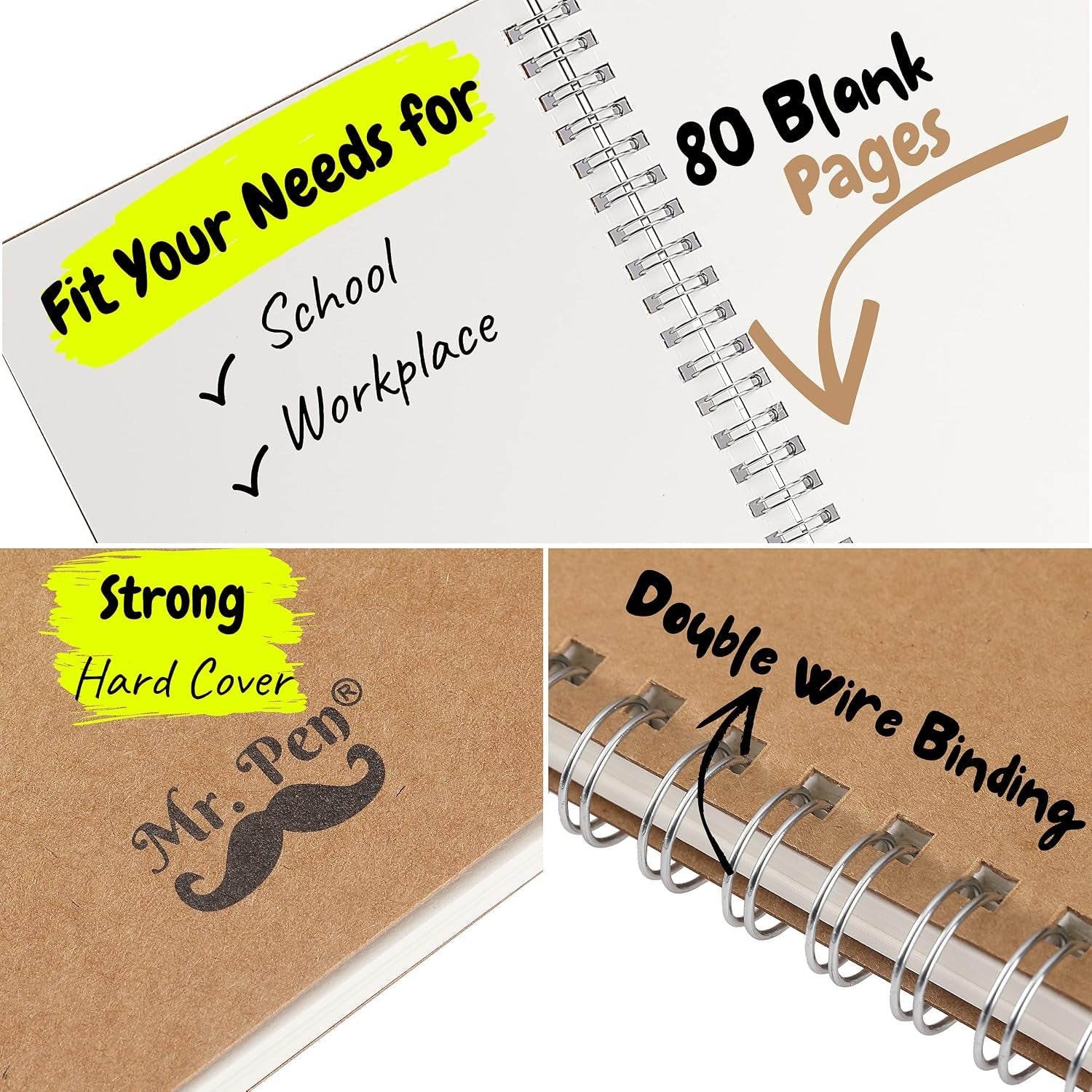 - Spiral Notebook, A5, Kraft Cover, 2 Pack, 80 Pages, Sketch Book, Drawing Notebook, Notebook Spiral, Spiral Bound Notebook, Spiral Sketchbook, Blank Journal Notebook, Unlined Notebook | Drawing Notebook, Notebook Spiral, Spiral Bound Notebook, Spiral Sketchbook, Blank Journal Notebook, Unlined Notebook